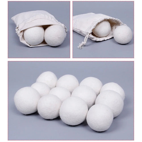 Wool Dryer Balls Reusable Softener Laundry 3/4/5Cm Laundry Ball Home Washing Balls Wool Dryer Balls Washing Machine Accessories