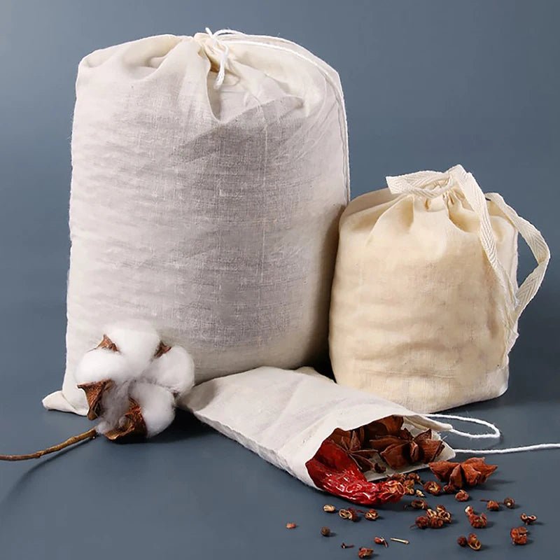 Reusable Cheese Cloth Cheesecloth Bags for Straining Nut Milk Bags Cold Brew Bags Tea Yogurt Coffee Filter Strainers Bag New