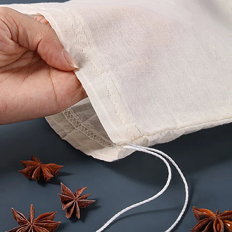 Reusable Cheese Cloth Cheesecloth Bags for Straining Nut Milk Bags Cold Brew Bags Tea Yogurt Coffee Filter Strainers Bag New